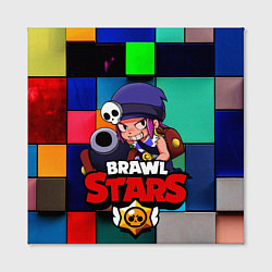 Холст квадратный Brawl Stars - Penny, цвет: 3D-принт — фото 2