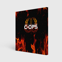 Картина квадратная CRITICAL OPS C-OPS