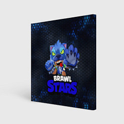 Картина квадратная Brawl Stars Blue Hex