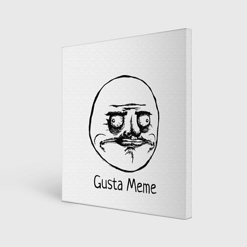 Картина квадратная Gusta Meme / 3D-принт – фото 1