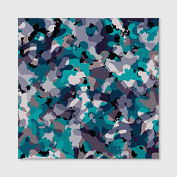 Холст квадратный Камуфляж: ледяной, цвет: 3D-принт — фото 2