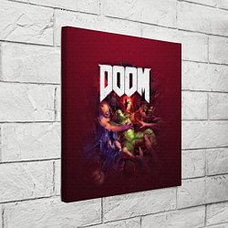 Холст квадратный Doom, цвет: 3D-принт — фото 2