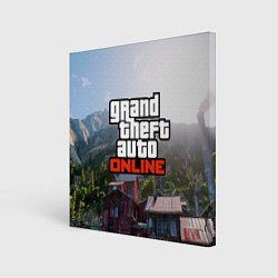 Холст квадратный GTA Online, цвет: 3D-принт
