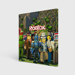 Холст квадратный ROBLOX, цвет: 3D-принт