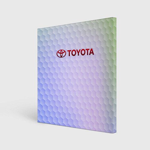 Картина квадратная TOYOTA / 3D-принт – фото 1