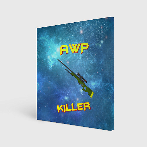 Картина квадратная AWP killer / 3D-принт – фото 1
