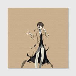 Холст квадратный Osamu Dazai, цвет: 3D-принт — фото 2