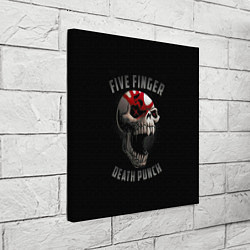 Холст квадратный Five Finger Death Punch, цвет: 3D-принт — фото 2