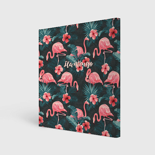 Картина квадратная Flamingo / 3D-принт – фото 1
