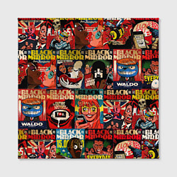 Холст квадратный ЧЕРНОЕ ЗЕРКАЛО, цвет: 3D-принт — фото 2