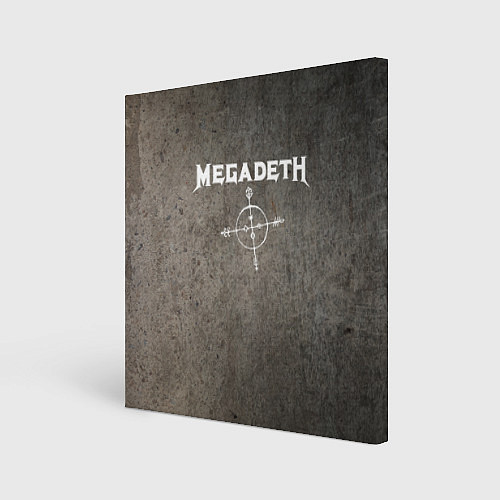 Картина квадратная Megadeth / 3D-принт – фото 1