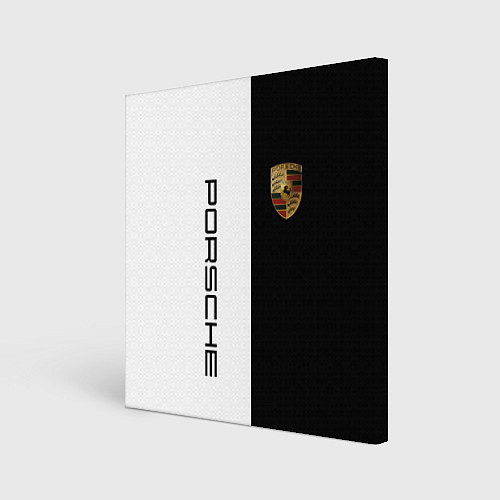 Картина квадратная PORSCHE / 3D-принт – фото 1