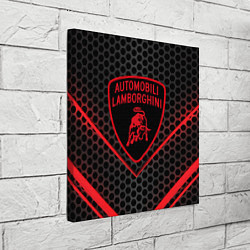 Холст квадратный Lamborghini, цвет: 3D-принт — фото 2