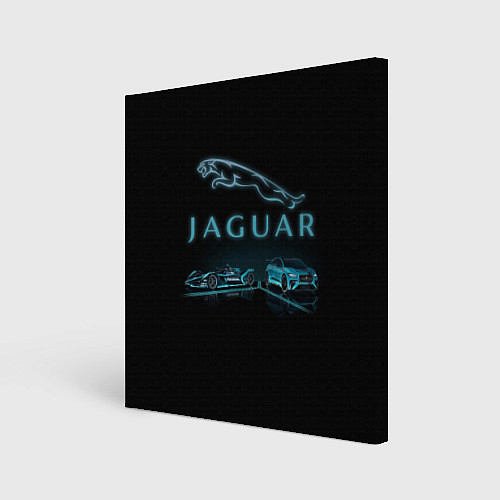 Картина квадратная Jaguar / 3D-принт – фото 1