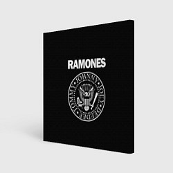 Холст квадратный RAMONES, цвет: 3D-принт