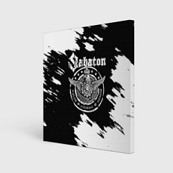 Холст квадратный Sabaton, цвет: 3D-принт