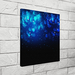 Холст квадратный BLACK & BLUE, цвет: 3D-принт — фото 2