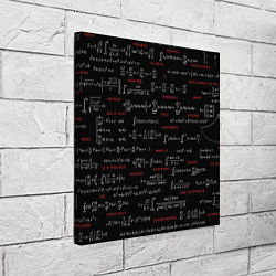 Холст квадратный Математические формулы, цвет: 3D-принт — фото 2