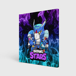 Картина квадратная BRAWL STARS MECHA CROW