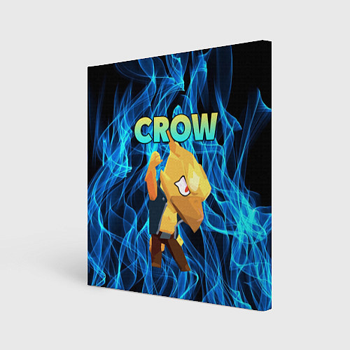 Картина квадратная BRAWL STARS CROW / 3D-принт – фото 1