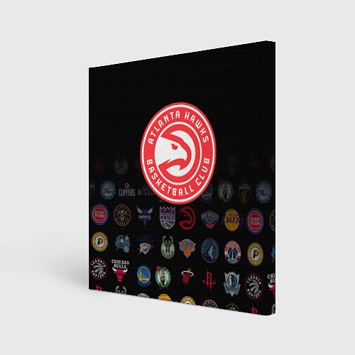 Картина квадратная Atlanta Hawks 1 / 3D-принт – фото 1