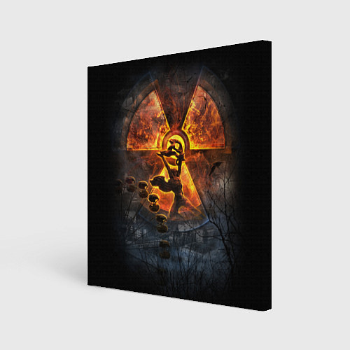 Картина квадратная VULKAN / 3D-принт – фото 1