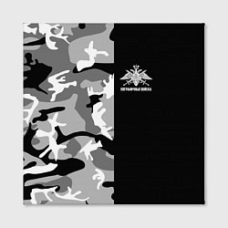 Холст квадратный Пограничные Войска камуфляж, цвет: 3D-принт — фото 2