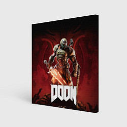 Картина квадратная Doom