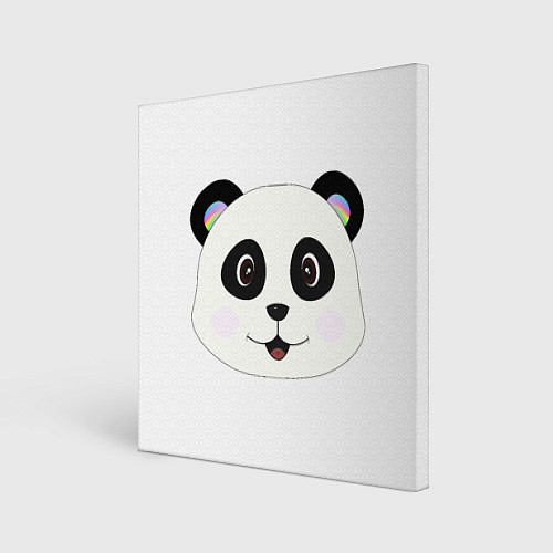 Картина квадратная Panda / 3D-принт – фото 1