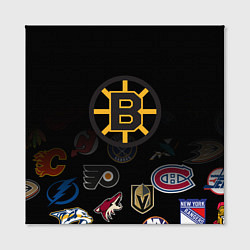 Холст квадратный NHL Boston Bruins Z, цвет: 3D-принт — фото 2