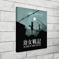 Холст квадратный The saga of Tanya the evil, цвет: 3D-принт — фото 2