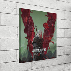 Холст квадратный The Witcher 5-летие, цвет: 3D-принт — фото 2