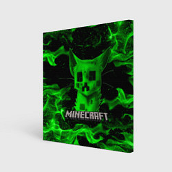 Картина квадратная MINECRAFT CREEPER CAT