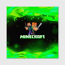 Холст квадратный Minecraft 1, цвет: 3D-принт — фото 2