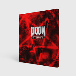 Холст квадратный Doom Eternal, цвет: 3D-принт