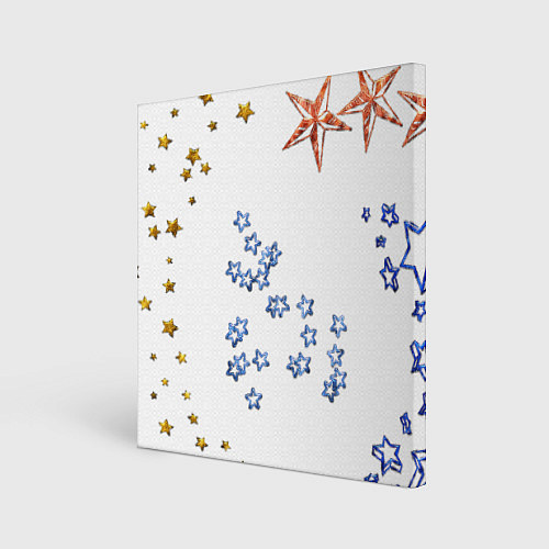 Картина квадратная Звёзды / 3D-принт – фото 1