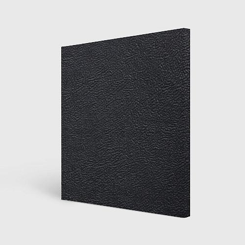 Картина квадратная Текстура черная кожа рельеф / 3D-принт – фото 1