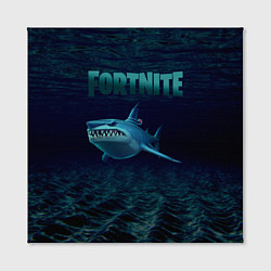 Холст квадратный Loot Shark Fortnite, цвет: 3D-принт — фото 2