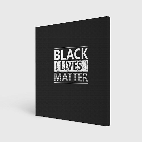Картина квадратная Black lives matter Z / 3D-принт – фото 1