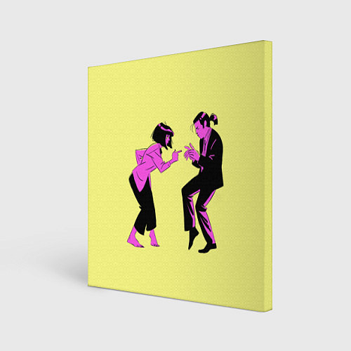 Картина квадратная Криминальное чтиво / 3D-принт – фото 1