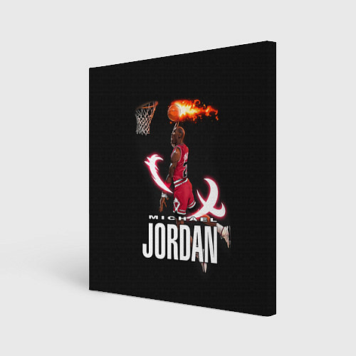 Картина квадратная MICHAEL JORDAN / 3D-принт – фото 1