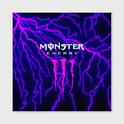 Холст квадратный MONSTER ENERGY, цвет: 3D-принт — фото 2