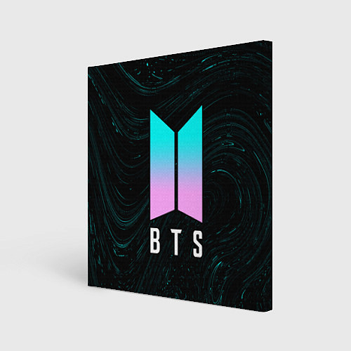 Картина квадратная BTS БТС / 3D-принт – фото 1