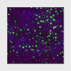 Холст квадратный Звездное небо арт, цвет: 3D-принт — фото 2