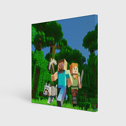 Картина квадратная Minecraft