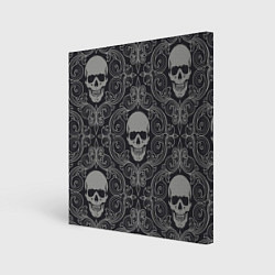 Картина квадратная Skulls