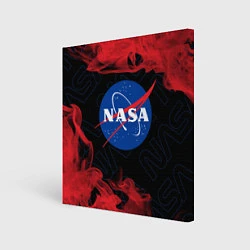 Холст квадратный NASA НАСА, цвет: 3D-принт