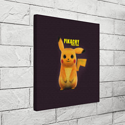 Холст квадратный Pikachu Pika Pika, цвет: 3D-принт — фото 2