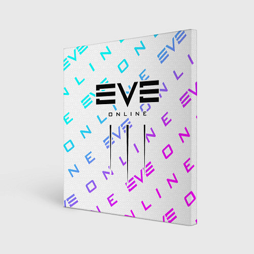 Картина квадратная EVE ONLINE ИВ ОНЛАЙН / 3D-принт – фото 1