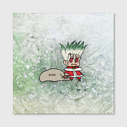 Холст квадратный Доктор Стоун новогодний, цвет: 3D-принт — фото 2